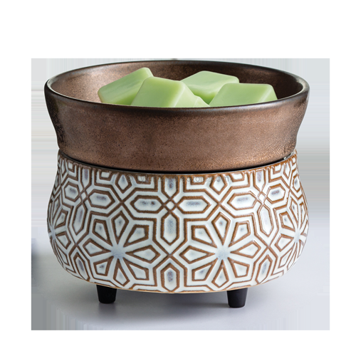 Bronze Geometric 2-in-1 Warmer